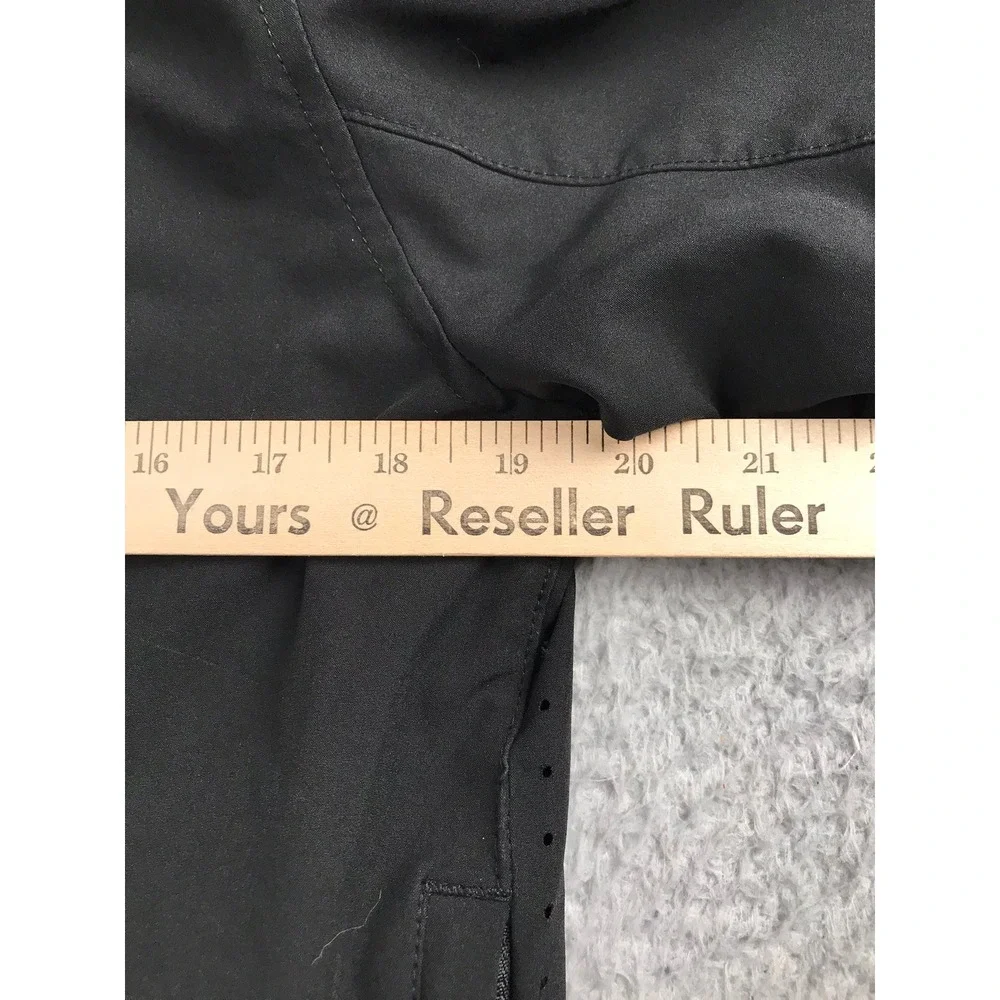 Travis Mathew Hooded Performance Rain Jacket‎ Mens S Black Softshell Full Zip